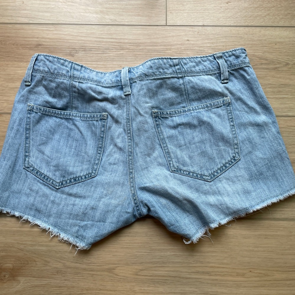 Lot of 5 Old Navy and Gap Denim Shorts and Mini Skirt Size 6 Medium Light White - Picture 12 of 16